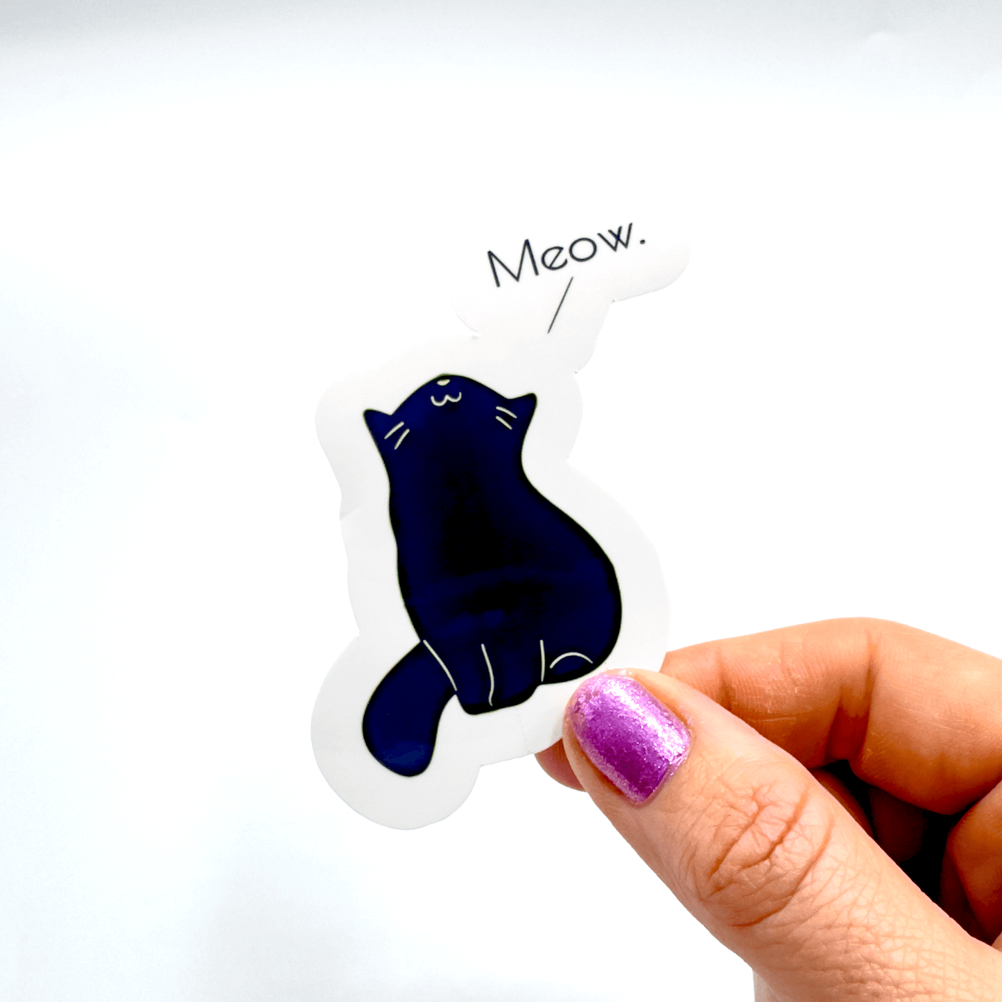 Meow Sticker - Craft Designs By Kenz - Sticker