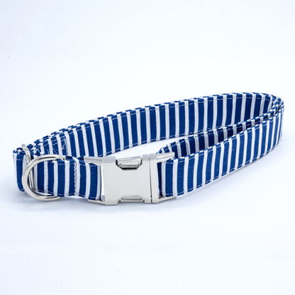 Navy Striped Collar - Craft Designs By Kenz - Collar - Collar Set