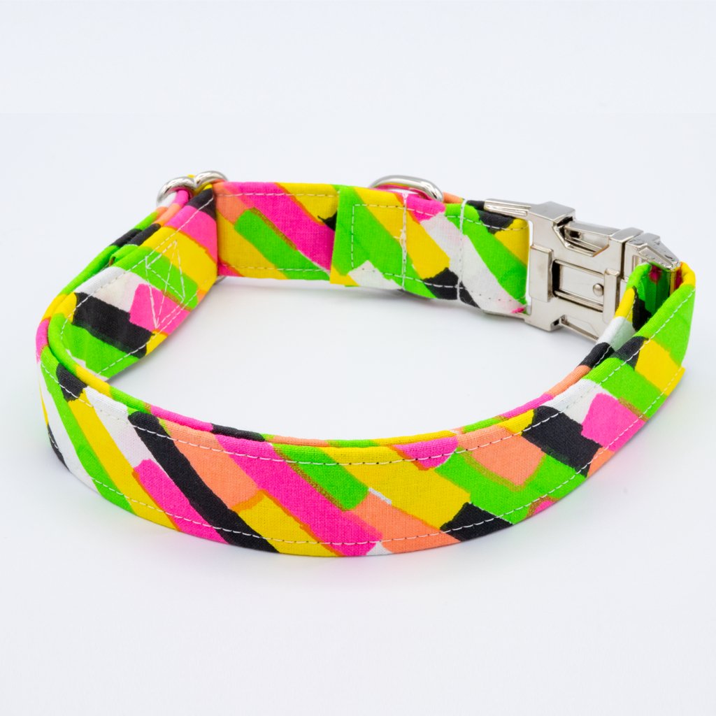 Neon Blast Collar Set - 90s Dog Collar - Craft Designs By Kenz Collar Set