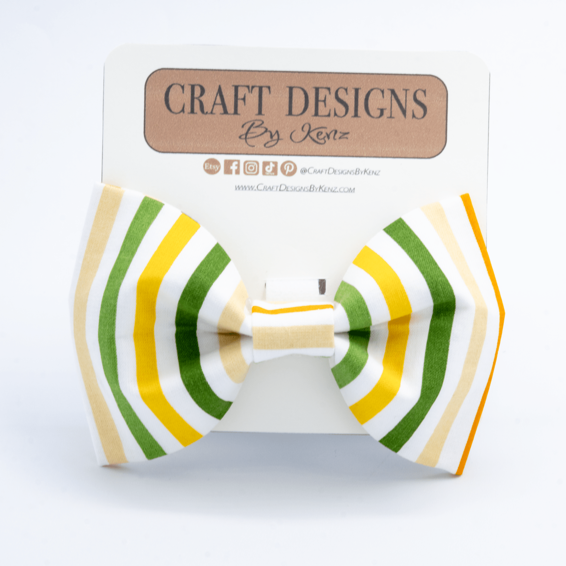 Nerdy Collar - Craft Designs By Kenz - Bowtie - Personalized Pet Collar