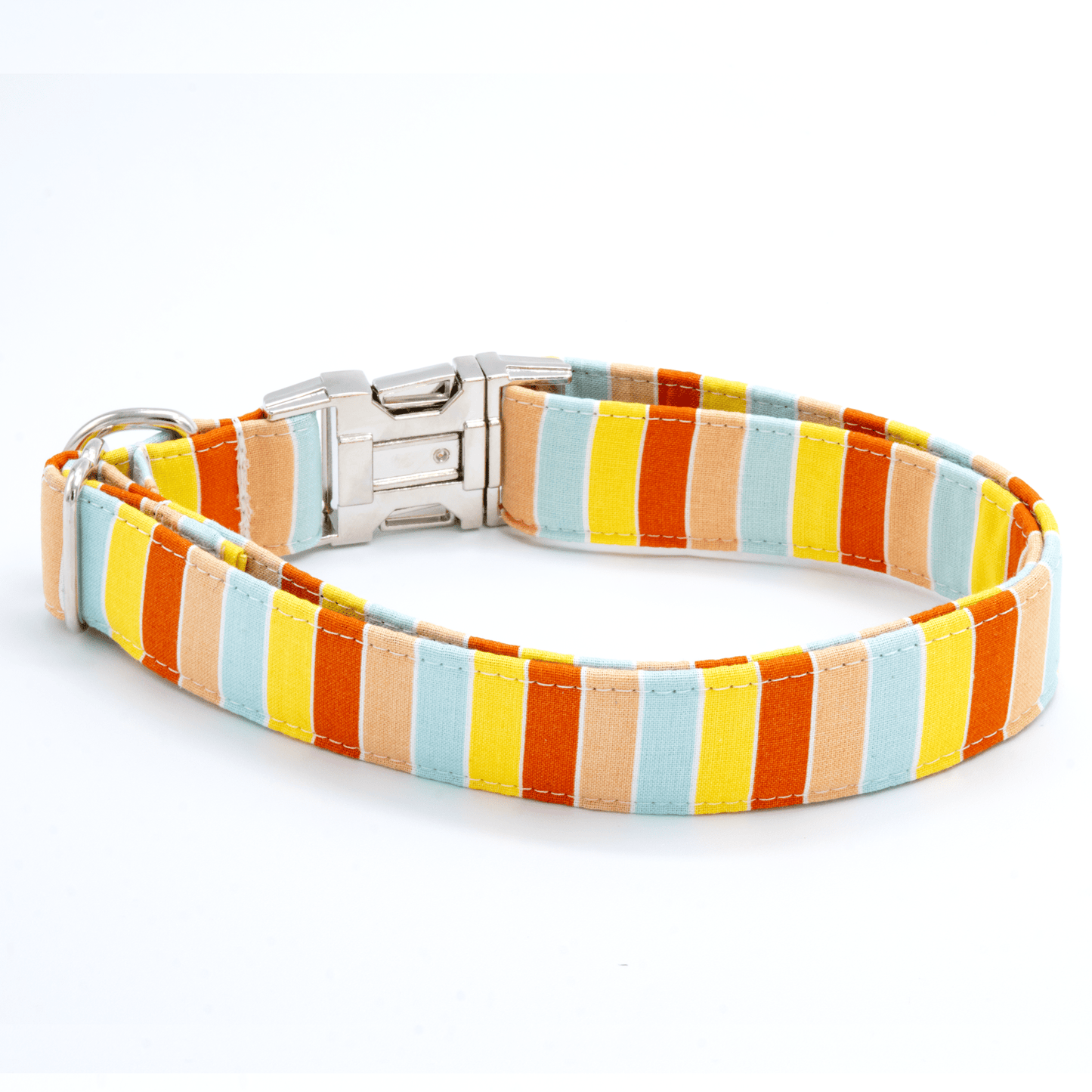 Orange Striped Collar - Craft Designs By Kenz - Collar - Personalized Pet Collar