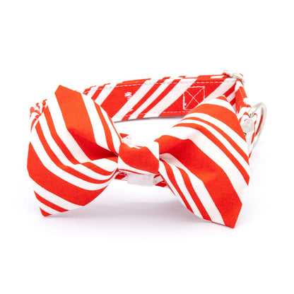 Candy Cane Dog Collar Set - Christmas Dog Collar - Craft Designs By Kenz Collar Set