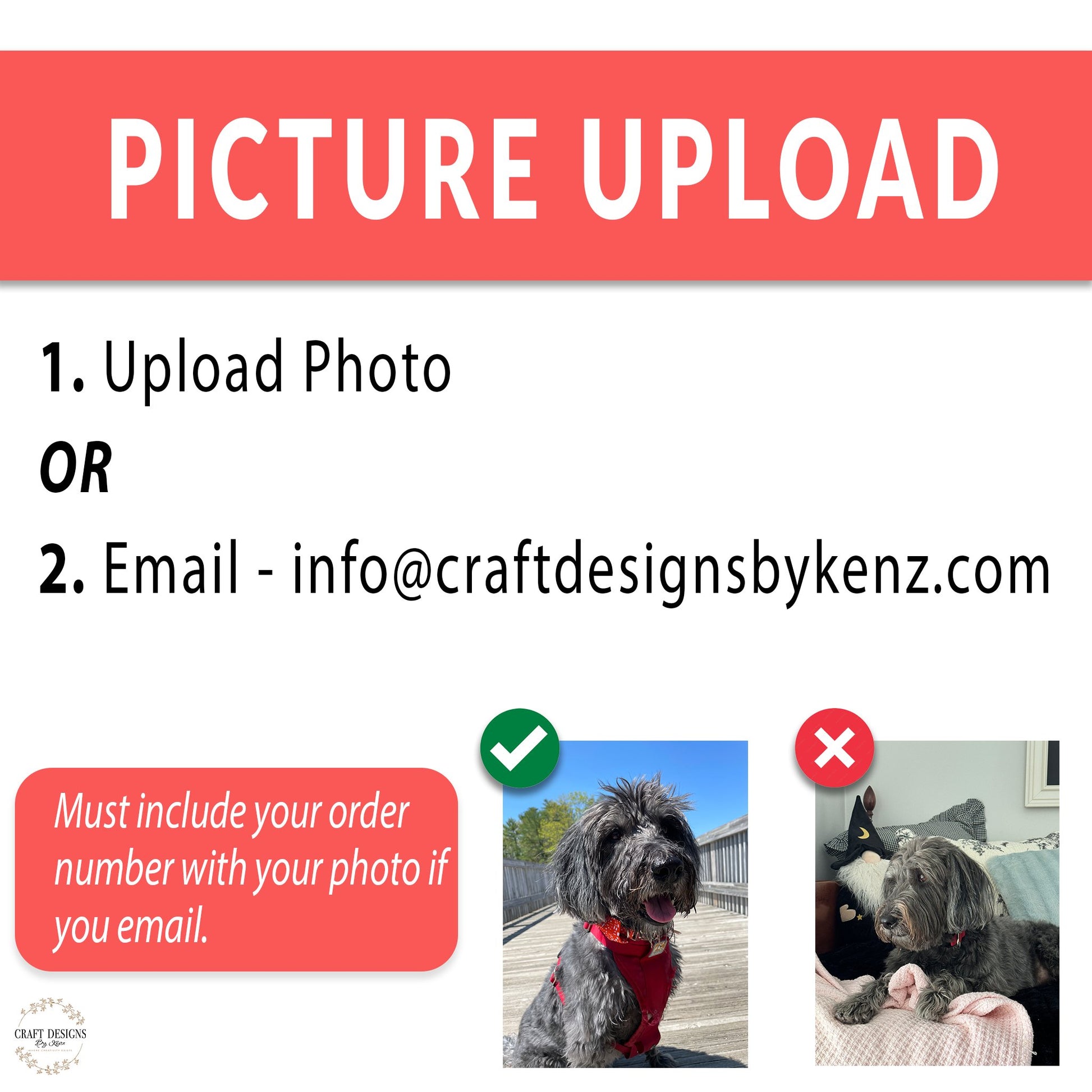 Personalized Pet Ornament - Craft Designs By Kenz - 1. Yellow - 