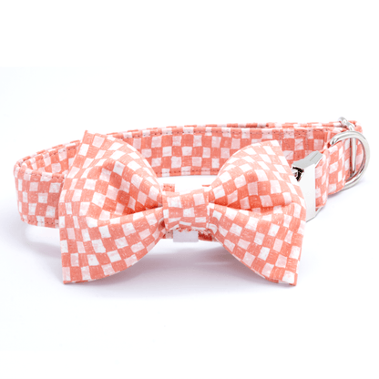 Pink Checkered Collar - Craft Designs By Kenz - Collar - Collar Set