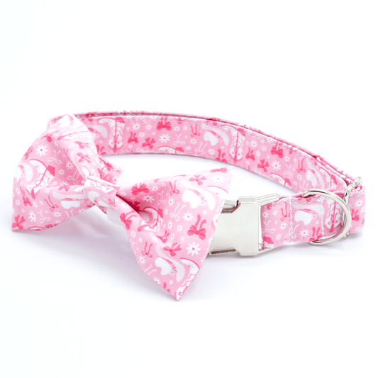 Pink Cowgirl Collar - Craft Designs By Kenz - Collar & Bowtie - Collar Set