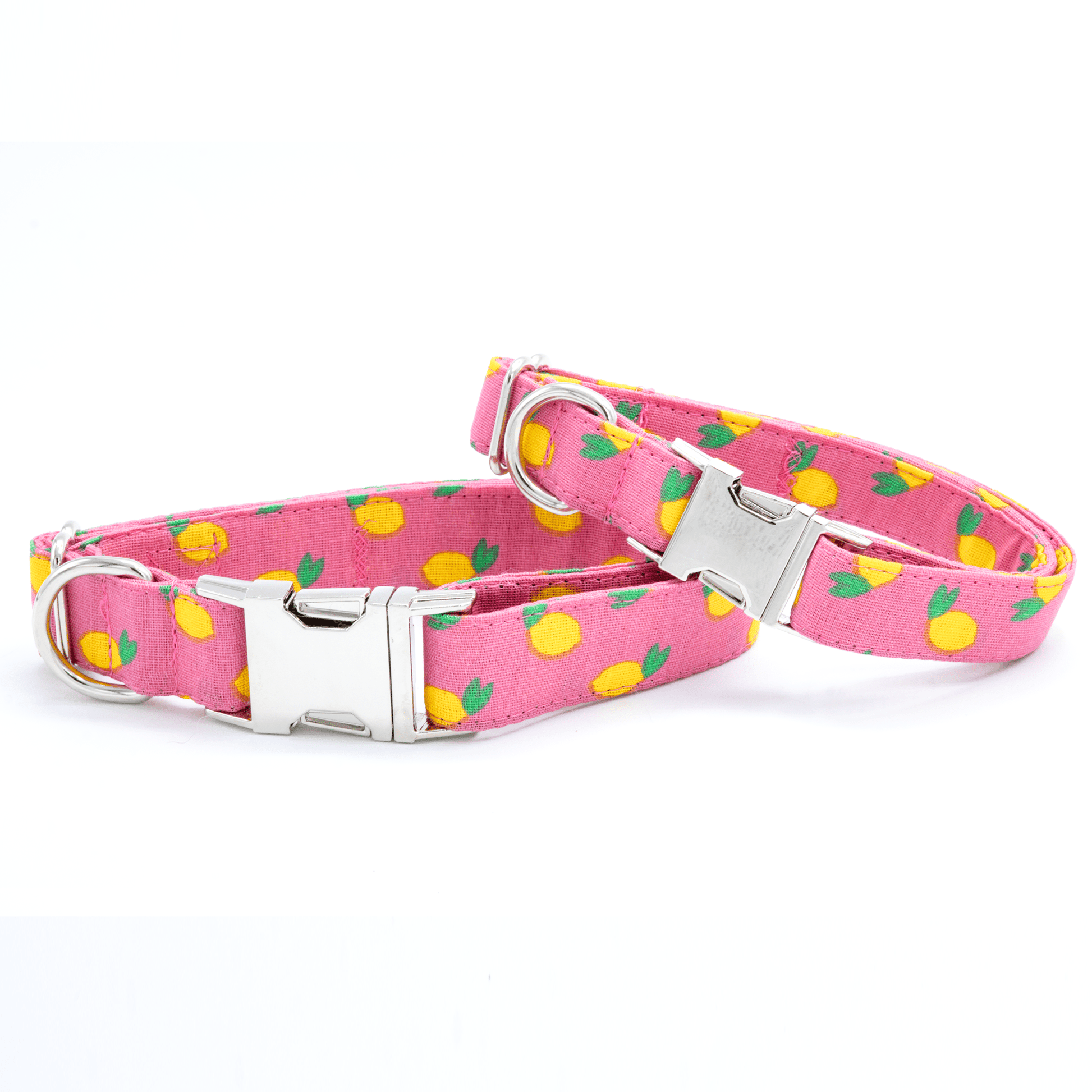 Pink Lemonade Collar - Craft Designs By Kenz - Collar - Personalized Pet Collar