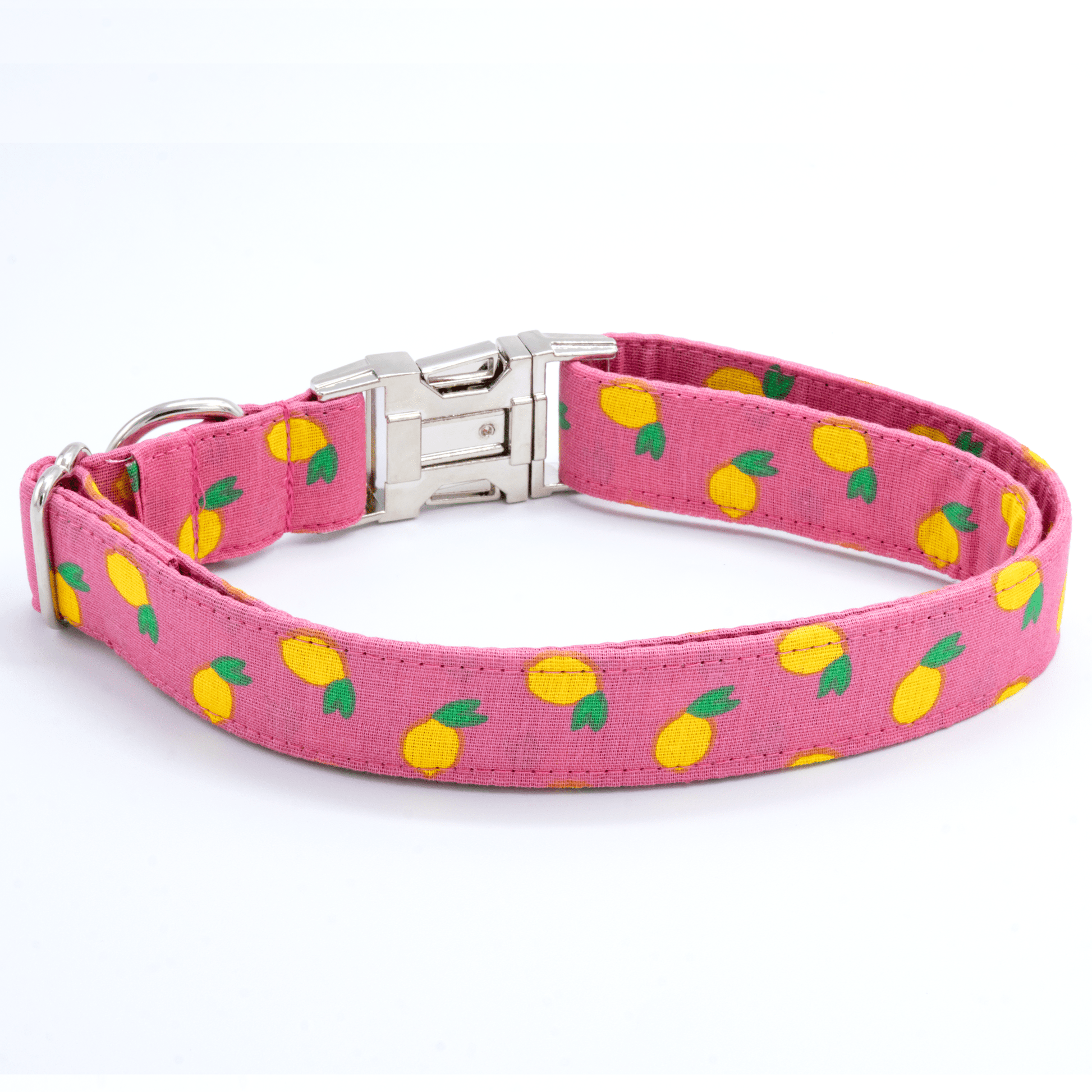 Pink Lemonade Collar - Craft Designs By Kenz - Collar - Personalized Pet Collar
