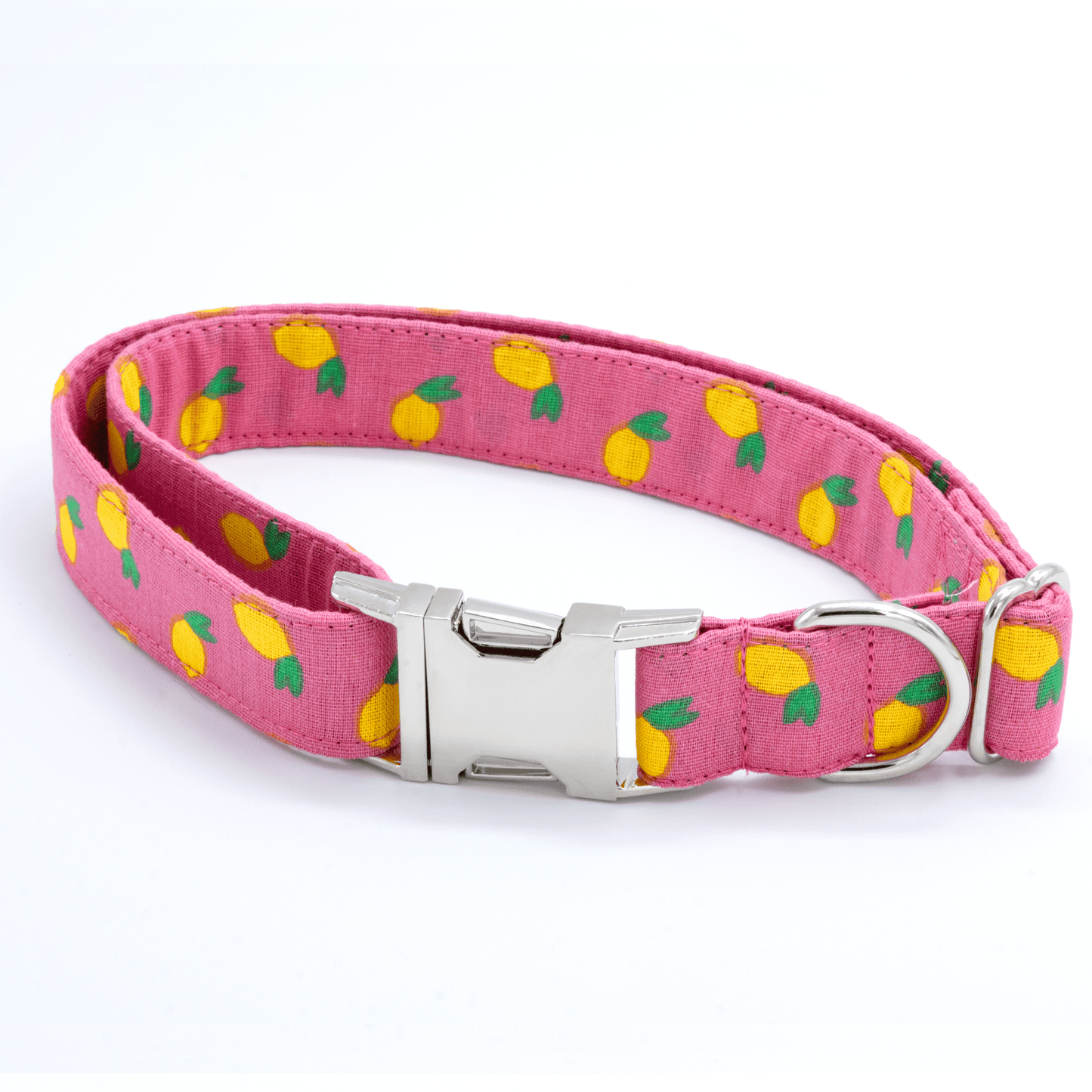 Pink Lemonade Collar - Craft Designs By Kenz - Collar - Personalized Pet Collar