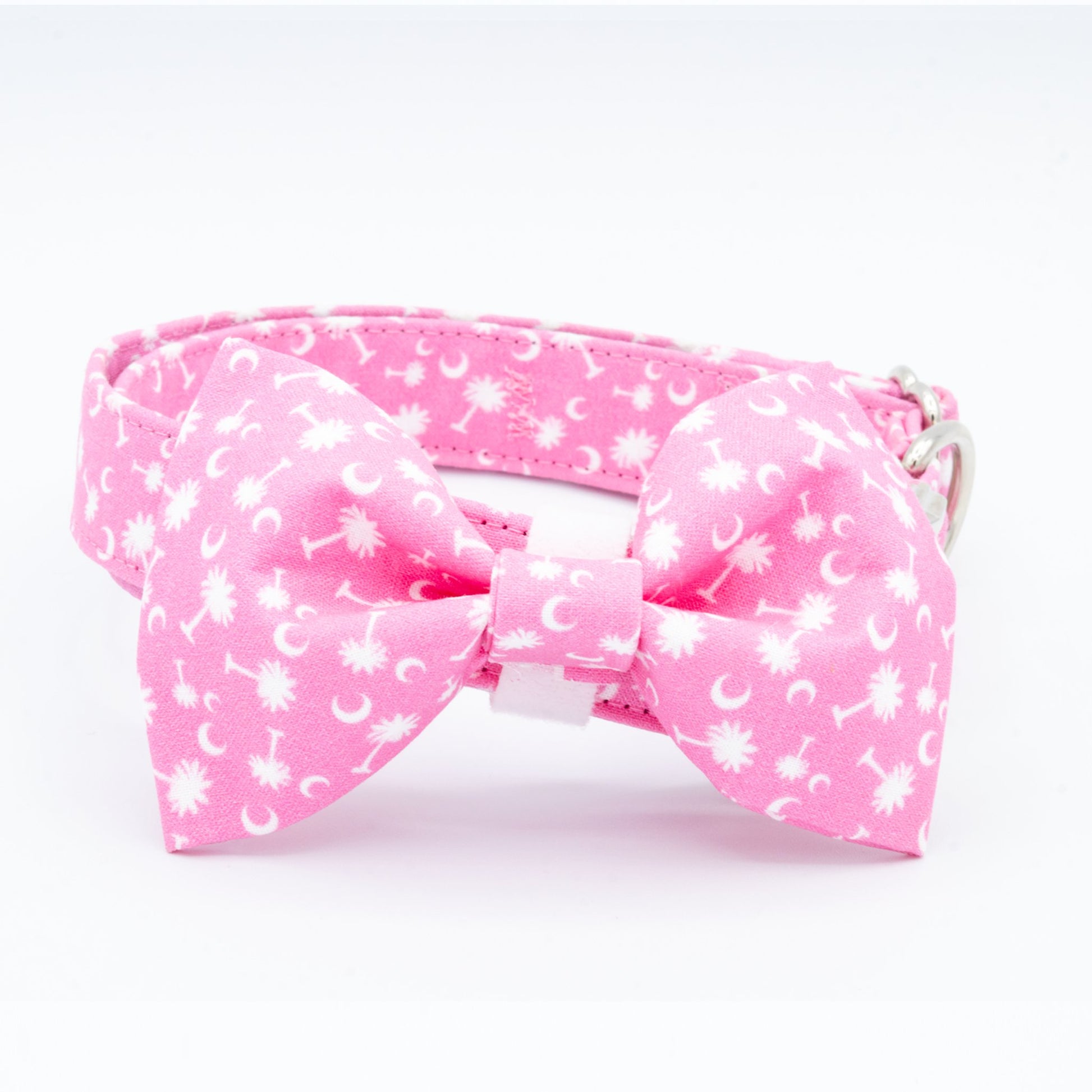 Pink Palmetto Dog Collar - Craft Designs By Kenz - XS - 