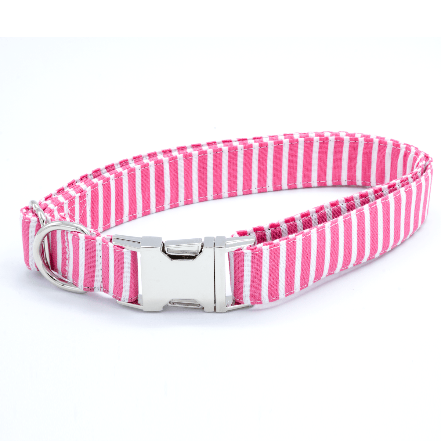 Pink Striped Collar - Craft Designs By Kenz - Collar - Collar Set