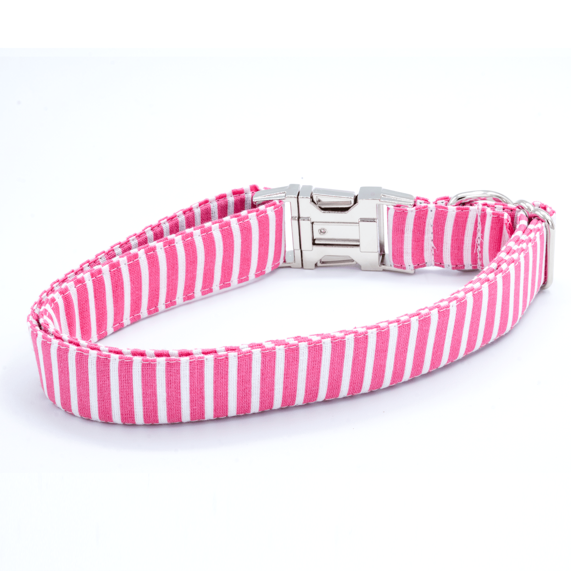Pink Striped Collar - Craft Designs By Kenz - Collar - Collar Set