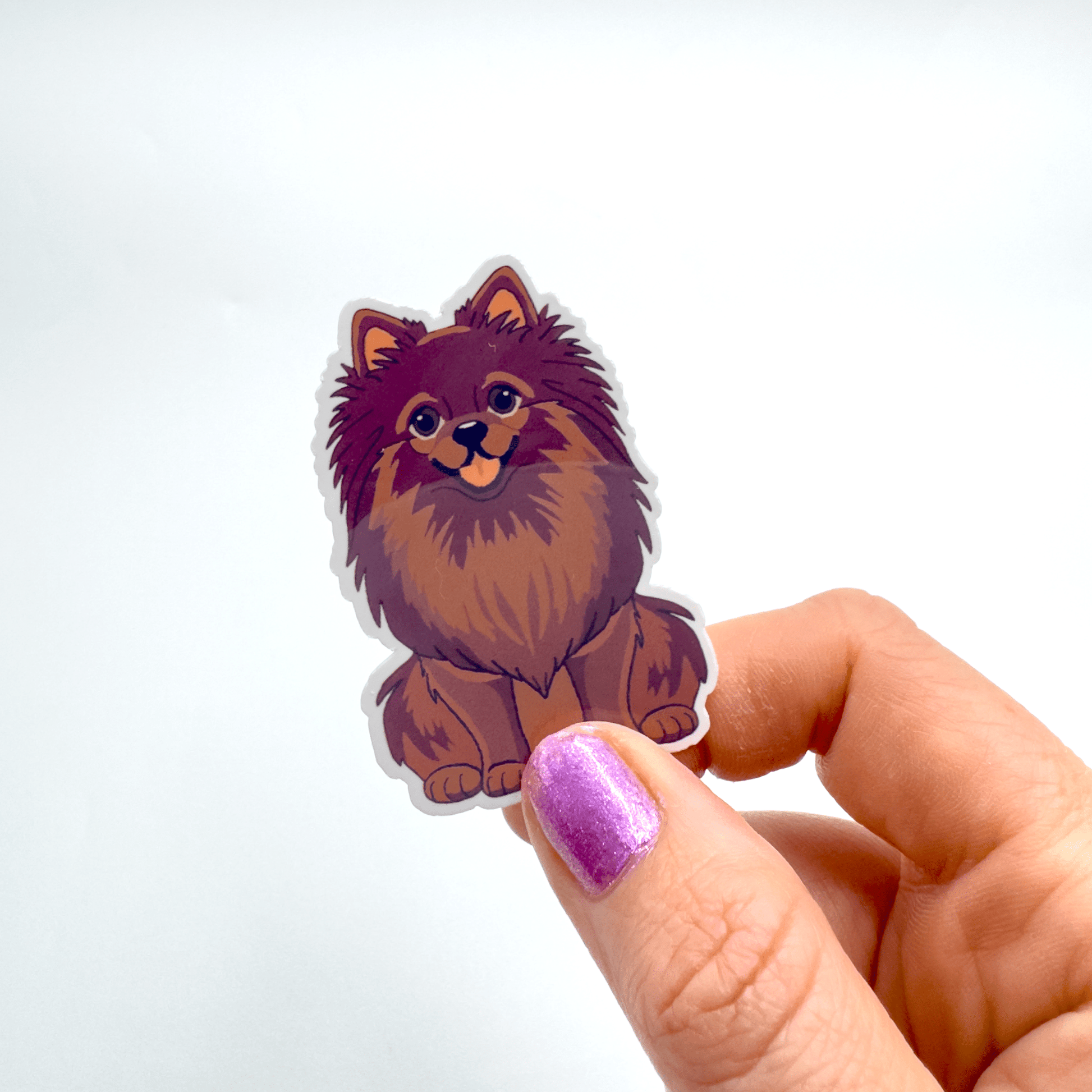 Pomeranian Sticker - Craft Designs By Kenz - Sticker