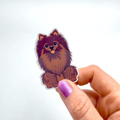 Pomeranian Sticker - Craft Designs By Kenz - Sticker