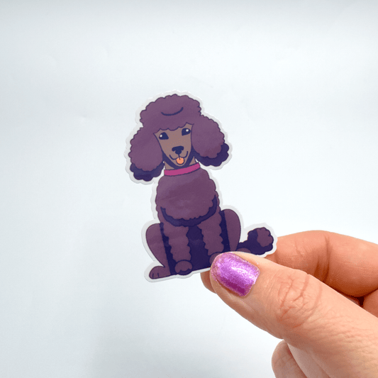Poodle Sticker - Craft Designs By Kenz - Sticker