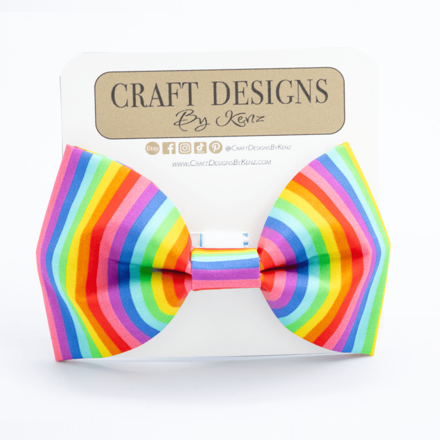 Pride Collar - Craft Designs By Kenz - Bowtie - Collar Set