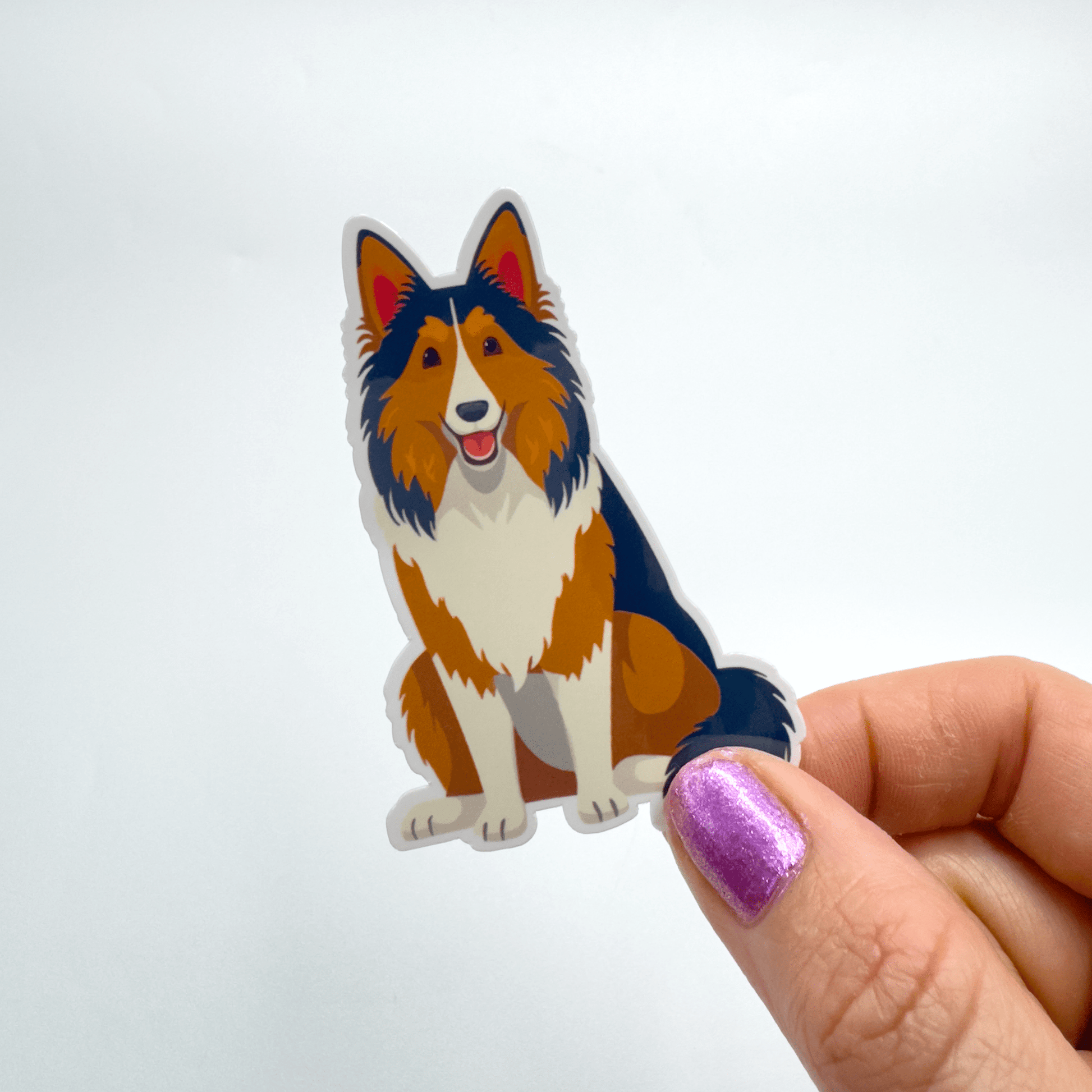 Rough Collie Sticker - Craft Designs By Kenz - Sticker