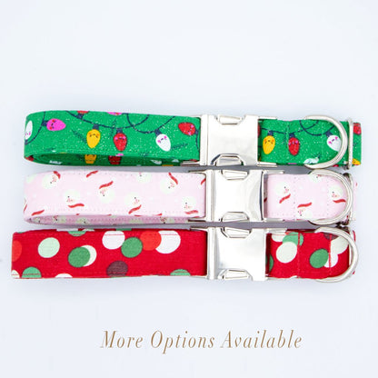 Santa Dog Collar Pink - Craft Designs By Kenz Collar Set