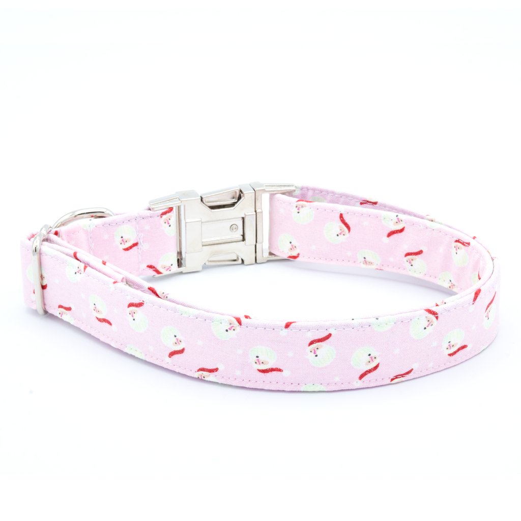 Santa Dog Collar Pink - Craft Designs By Kenz Collar Set