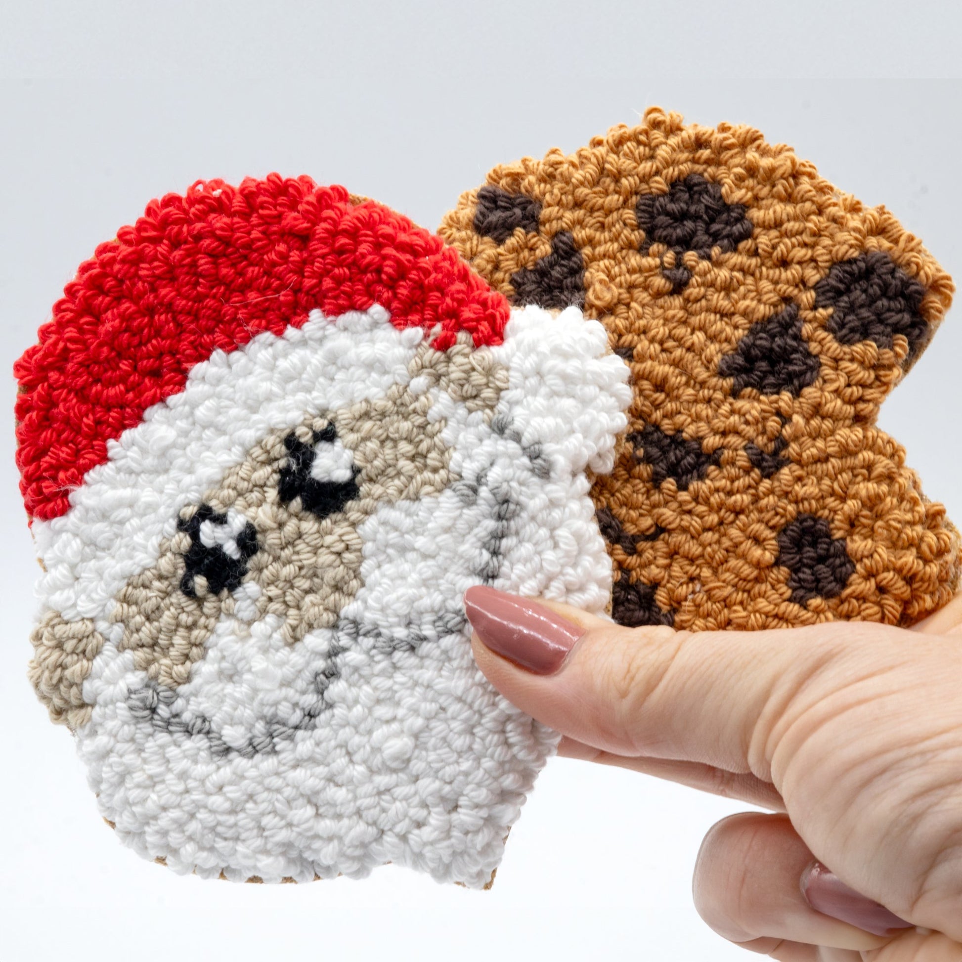 Santa's Cookie's Coaster Set - Craft Designs By Kenz - Mug Rug