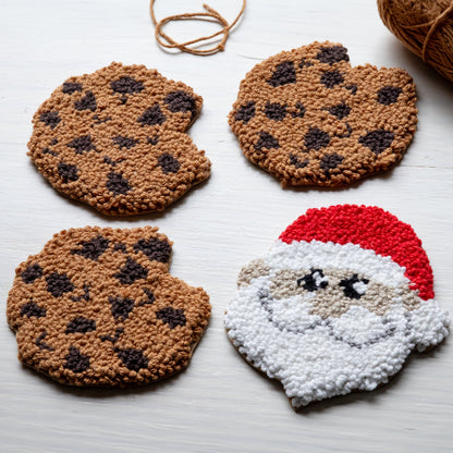 Santa's Cookie's Coaster Set - Craft Designs By Kenz - Mug Rug