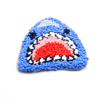 Shark Coaster - Craft Designs By Kenz - Mug Rug