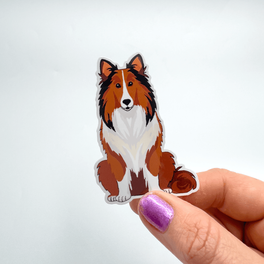 Sheltie Sticker - Craft Designs By Kenz - Sticker