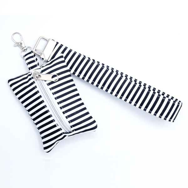 Striped Poop Bag Holder