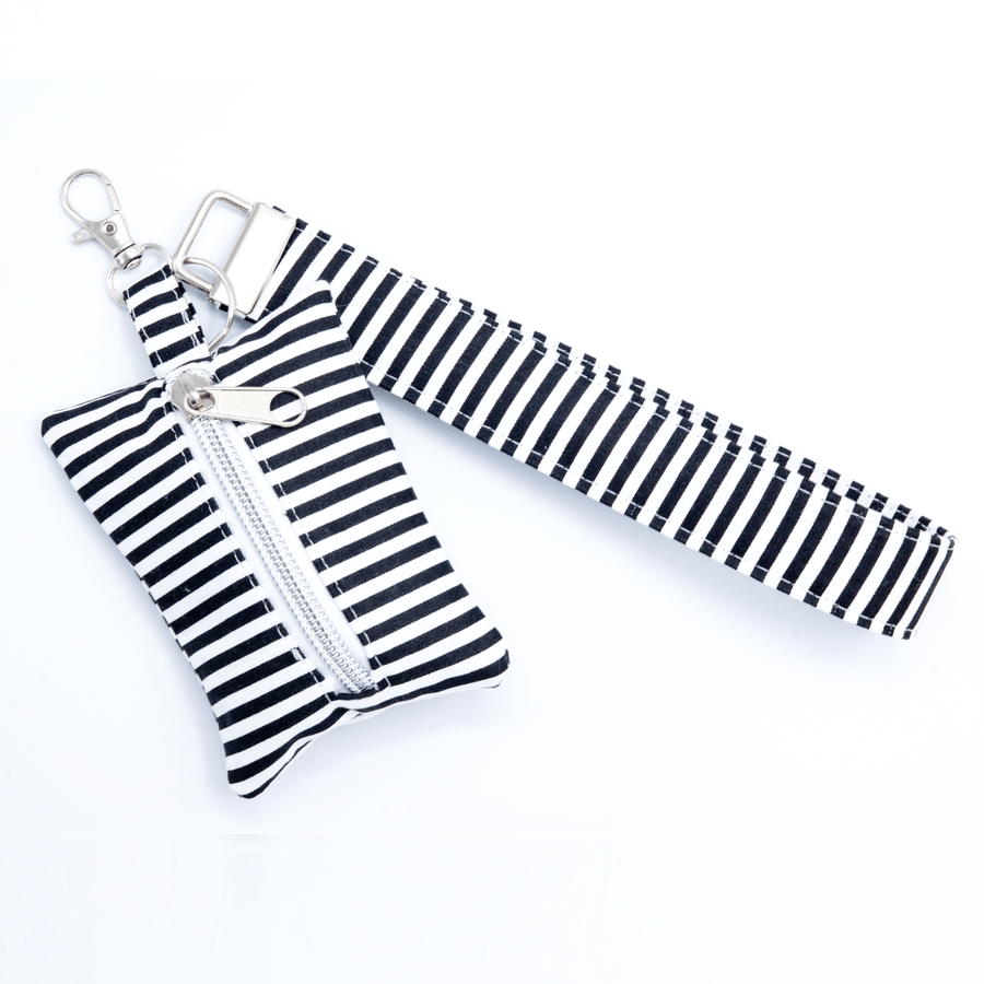 Striped Poop Bag Holder