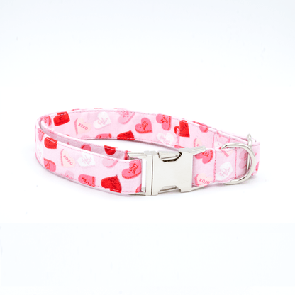 Valentines Day Hearts - Craft Designs By Kenz - XS - Personalized Pet Collar