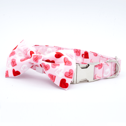 Valentines Day Hearts - Craft Designs By Kenz - XS - Personalized Pet Collar