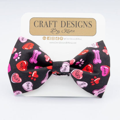Valentines Day Paws - Craft Designs By Kenz - XS - Personalized Pet Collar