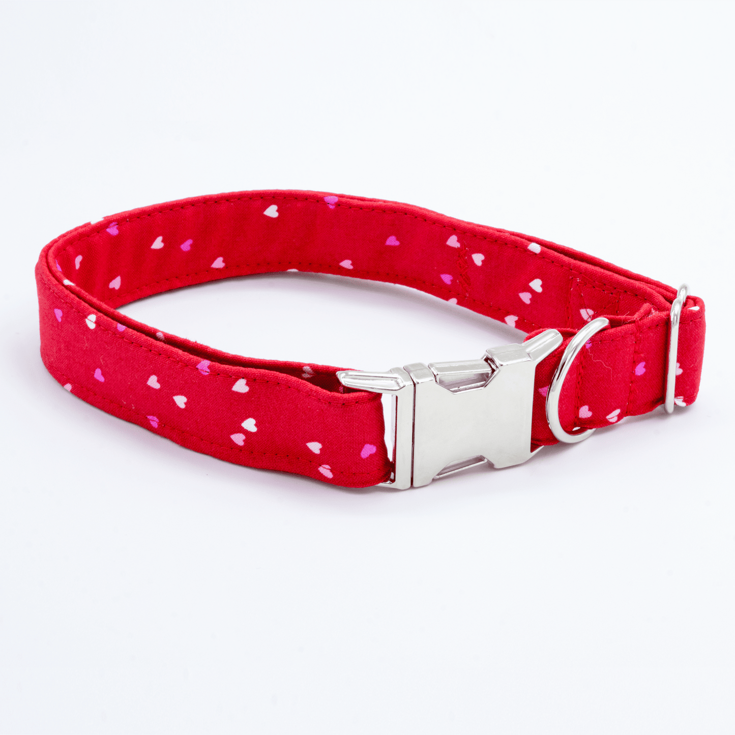 Valentines Day Tiny Hearts - Craft Designs By Kenz - Collar - Personalized Pet Collar