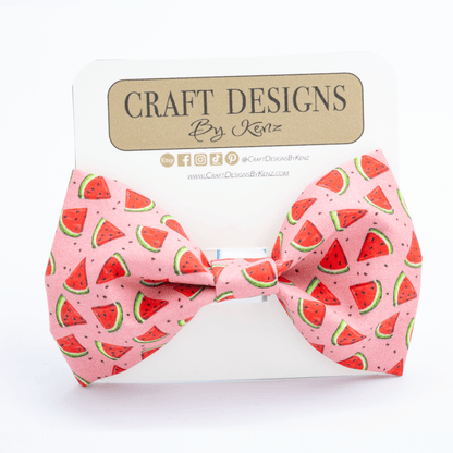 Watermelon Collar - Craft Designs By Kenz - Bowtie - Collar Set